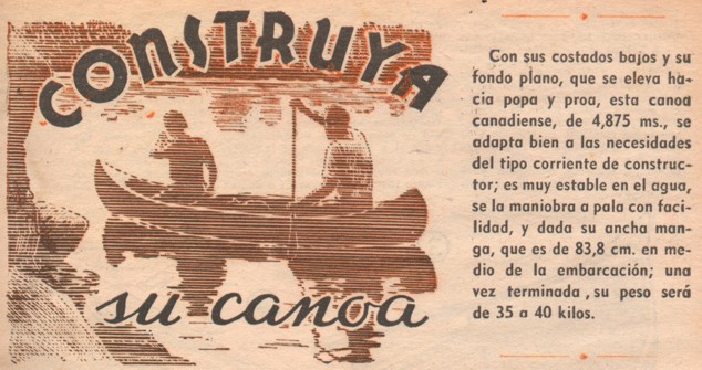COSTRUYA su canoa