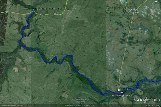 Boletín de Travesía — Setiembre 2012: Río Cebollatí