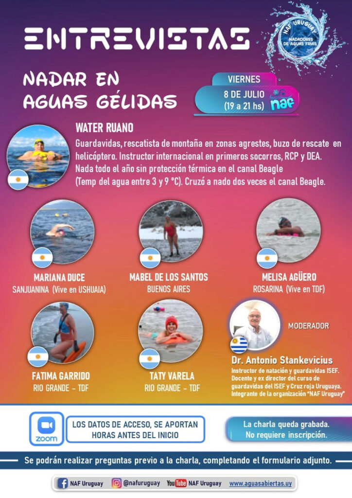 NADAR EN AGUAS GÉLIDAS