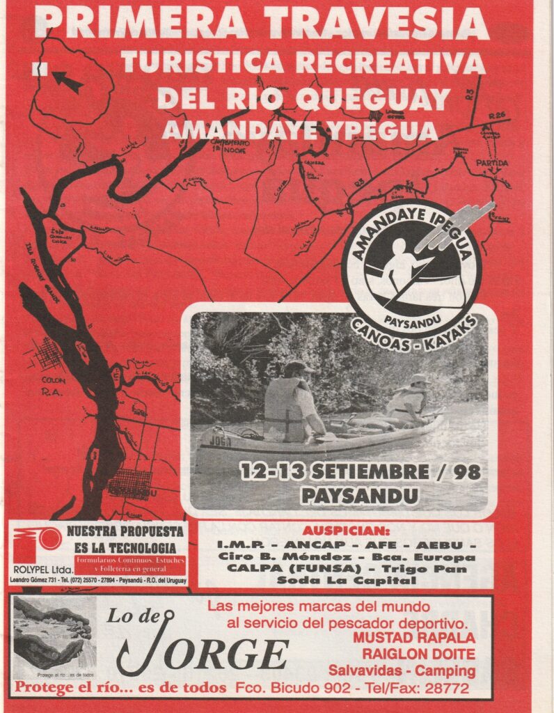 Río Queguay - Set/1998 (Cantera ANCAP - Parador Bárbara)