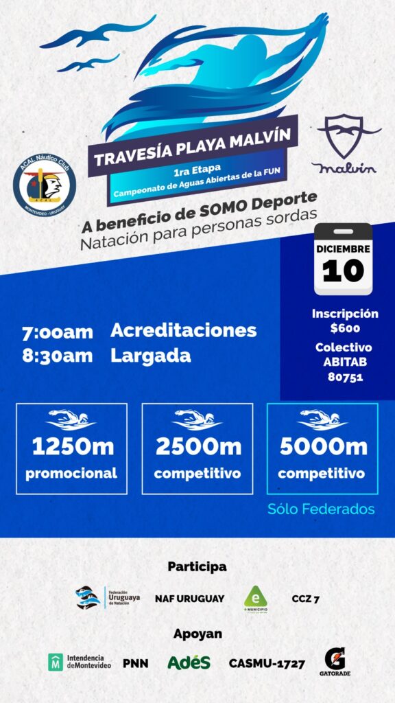 TRAVESÍA DE LA PLAYA MALVÍN 2022